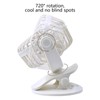 USB Clip Fan,Cooling Fan USB-Powered Desktop Fan with Clamp |