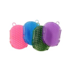 Tough 1 Rubber Jelly Scrubber, Pink
