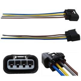 90919-02239 Pack of 6 Ignition Coil Connector Plug Harness by BLUE ELF for RAV4 2004-2008 L4 2.4L