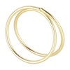 12pcs Spiral Napkin Rings Matte Gold Electroplating Prevent Fading Table