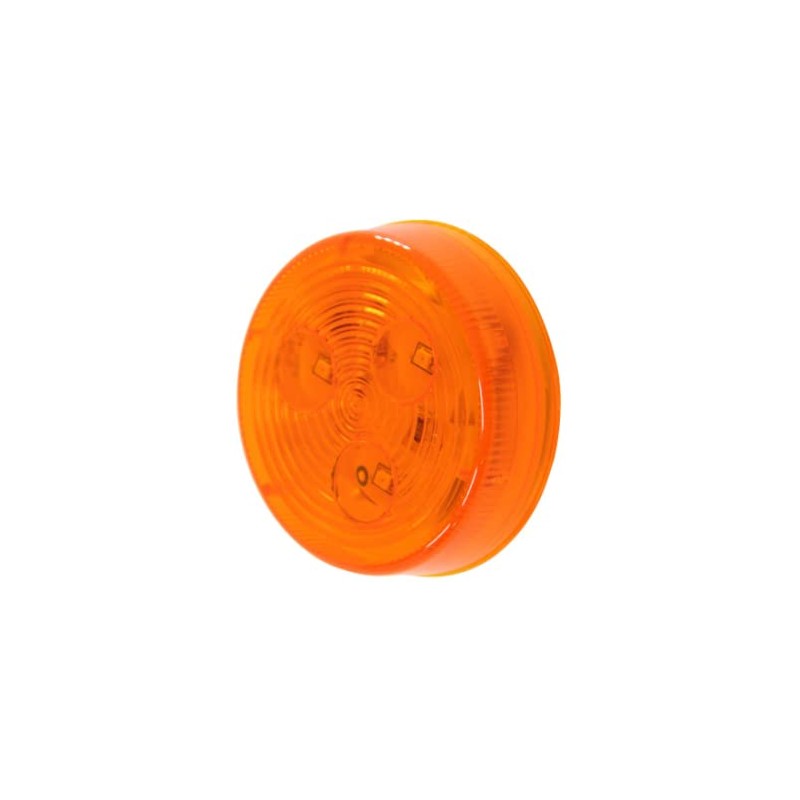 Optronics 2 1/2" Round Amber 3 Diode LED Marker Clearance