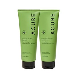 Acure | Shampoo y acondicionador para limpieza profunda | Fórmula suave sin SLS ni parabenos para uso diario