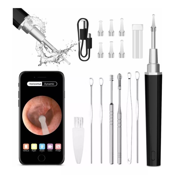 Monstyle Limpiador Oídos Cámara Quita Cerilla Inteligente Endoscopio