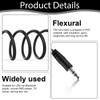 cxxtkcxxlc 2 Pack 3.5 Male to Bare Cable Open End
