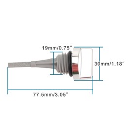 GOOFIT 60mm Oil Dipstick for 50cc 70 cc 90cc 110cc 125cc Horizontal Engine ATV Quad Pit Dirt Bike Go Kart