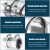 ALI2 125mm x 55mm Exhaust Pipe Hose Clamps Stainless Steel