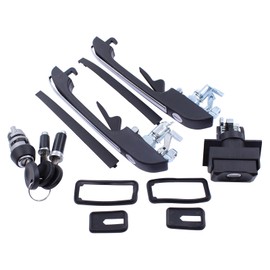 Ignition Lock Cylinder Door Handle Rear Flap Lock Tank Lock Ignition Switch Exterior Door Handle Door Lock Glove Box Locking System Tailgate Lock Fuel Cap with Key for Golf 2 1983-1991