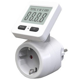 revolt Ammeter: Digital Energy Cost Meter with 180° Rotating Display, up to 3,680 W (Electricity Measurement, Digital Energy Cost Meter, Feed Meter)