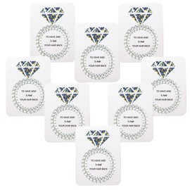 Peuubuy Hen Party Hair Bobbles No Damage Bridesmaid Bridal Shower Gifts Wedding Anniversary Spiral Hair Bobbles Hair Bobbles for Party Supplies (Set of 8)