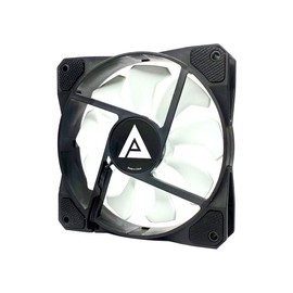 APEVIA 12S-WB 120mm 4pin Molex & 3pin Motherboard Silent Black/White Case Fan