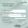 Nannochloropsis Phytoplankton Tablets – 250mg per Serving – Vegan, Gluten-Free,