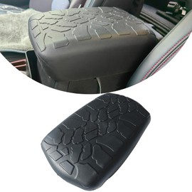 hilopexi Center Console Cover Lid Fit for 2020 2021 2022 2023 2024 2025 Jeep Wrangler JL JLU 2018 2019 Gladiator JT Waterproof Armrest Cover Protector Pet Pad Interior Accessories