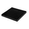 Sorbothane Vibration Isolation Square Pad, 4"x4", 2 Pack (50 Duro,