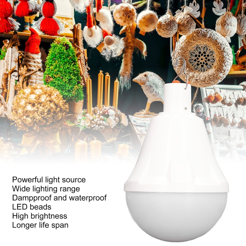 LED Bulb Emergency Lamp Light USB Rechargeable Removable Outdoor Home