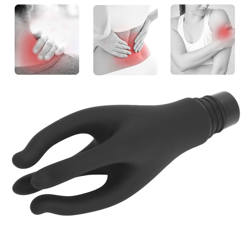 Fascia Massage Head Replaceable Head 4 Fingers Artifical Hand Silicone