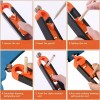 Unbranded Carpenter Tool Profile Scribing Ruler Contour Gauges with Lock