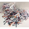 1000 Overrun and Misprinted 3 1/8" Long Wood Golf Tees,