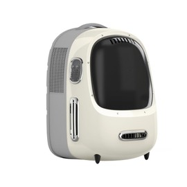 PETKIT Cat Backpack Carrier with Inbuilt Fan & Light, Airline-Approved Pet Backpack Bubble for Kitty Small Dog, Detachable Dog Backpack with Padded Strap for Travel, Hiking, Walking & Outdoor