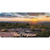 West Virginia Scenery Photo License Plate