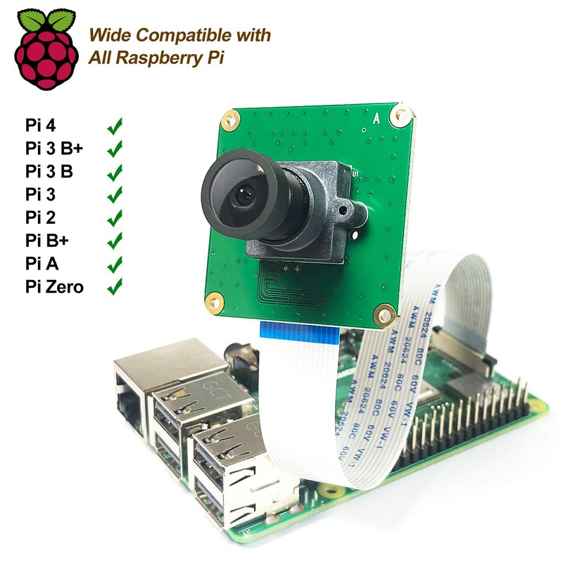 Raspberry Pi Industrial Camera Module STARVIS IMX462 Colour CMOS Sensor