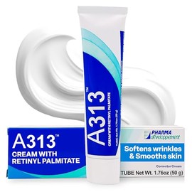 A313 Farmacia Francesa Vitamina A (Retinoles) Crema Facial Ligera para Antienvejecimiento, Reduce Arrugas, Previene Brotes de Acné e Hiperpigmentación - Cuidado de la Piel para una Piel Suave y