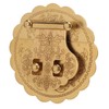 Brass Hasp Buckle Lock Retro Design 8cm Diameter Rust Resistance