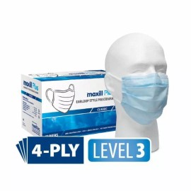 maxill Case (20 Boxes) - maxill 4-Ply Level 3 Medical Grade Disposable Face Mask