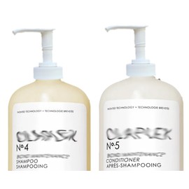 Dispenser Pumps Compatible with Olaplex No. 4 Shampoo and No. 5 Conditioner 8.5 oz, 250 ml Size Bottles, Ultra Essentials (Two White Pumps - 4 and 5 (17.75oz Jumbo)