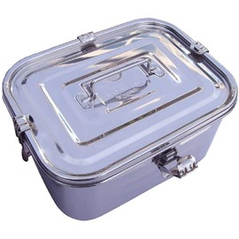Stainless Steel Rectangular Kimchi Food Storage Container (5L / 168oz / 10.6")