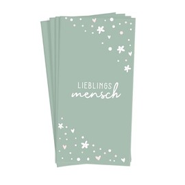 Graphic Workshop Handkerchiefs with Saying | Gift Idea | Pack of 10 | Favourite