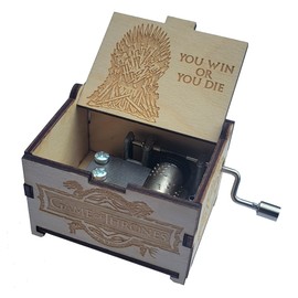 Game of Thrones Mini Music Box with “Main Theme” Song, Gifts for Women, Birthday, Christmas (Standard)