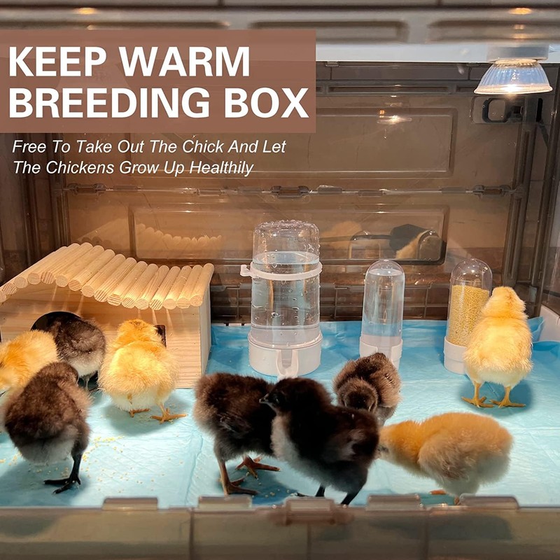 HKDQ Chick Brooder,Brooder Box for Chicks,Brooder Heater Warms up to