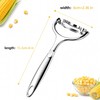 2PCS Upgraded Corn Peeler 304 Stainless Steel Corn Kernel Remover,