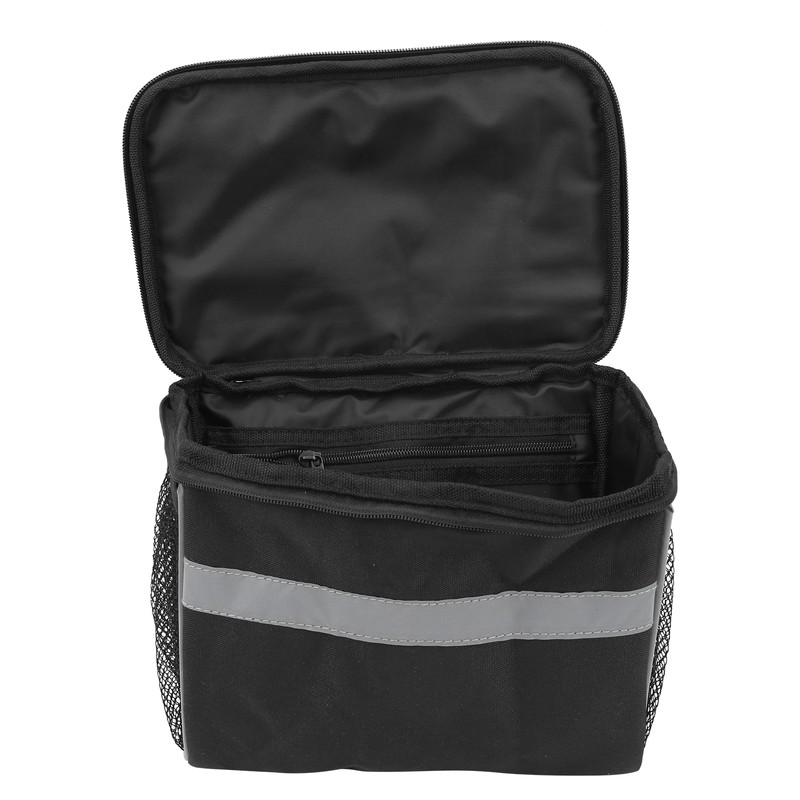 Mountain Bike Bicycle Handlebar Front Basket Bag with TPU Touchscreen