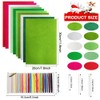 RMENOOR 34 Piece Craft Felt Set 1 mm Colourful Felt