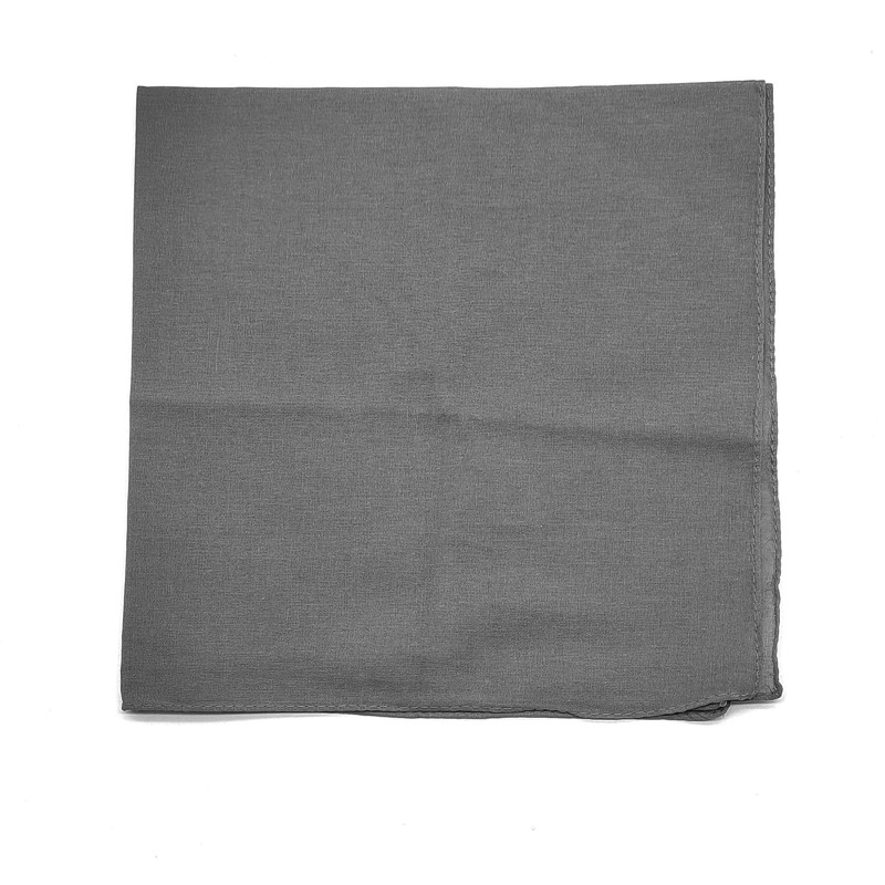 Trifong Bandana, Plain, 100% Cotton, Handkerchief, Triangular Width, Adult, Stylish,