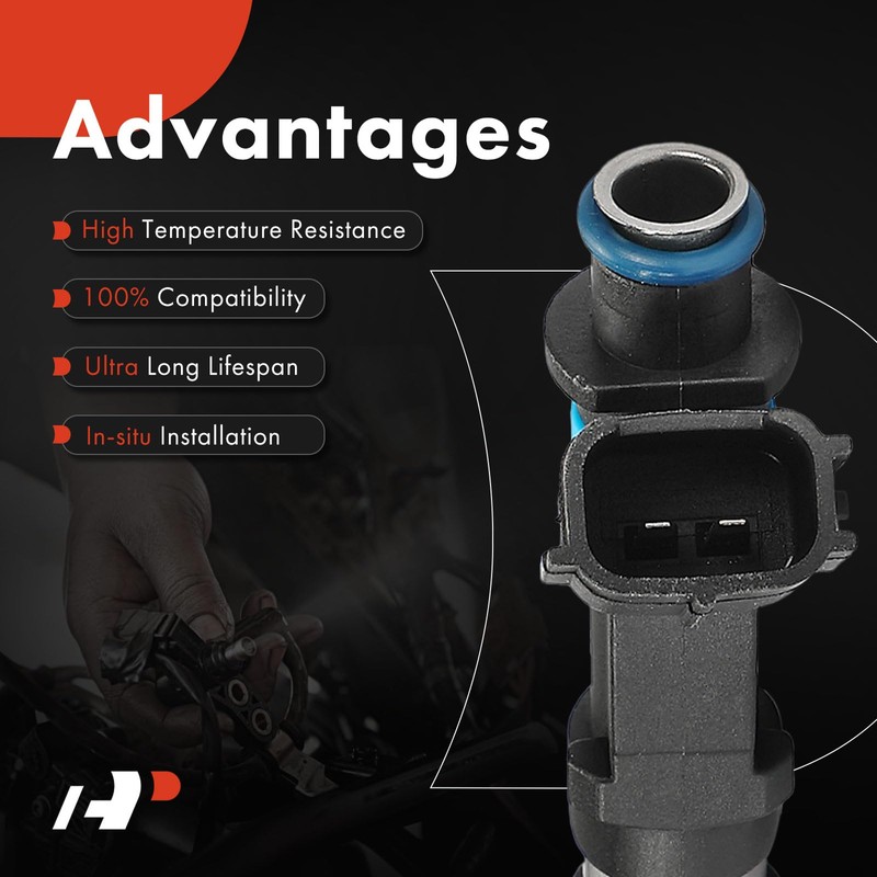 A-Premium Set of 4 Fuel Injectors Compatible with Scion iQ