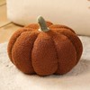 Plush Pumpkin Throw Pillow - Soft Cozy Nordic-Style Decorative Cushion