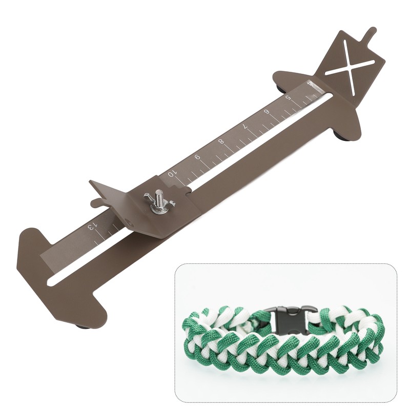 Paracord Bracelet Jig Kit with Needle Set Adjustable Length Paracord