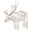 Martha Stewart Collection Gilded Age Glittered Wire Moose Decoration