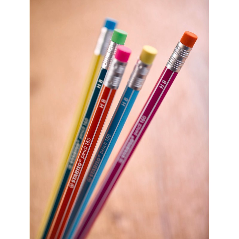 Graphite Pencil - STABILO pencil 160 E/T - Orange -