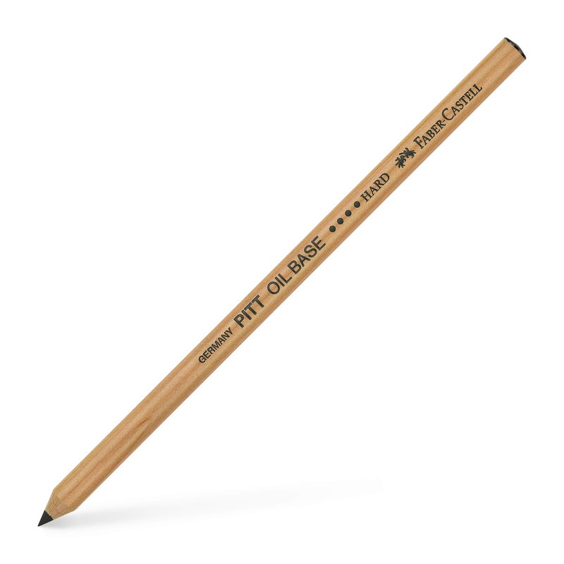 Faber-Castell Pitt Monochrome Artists' Pencil, Black, Oil Base, No 4