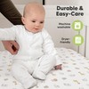 KeaBabies 2-Pack Organic Crib Sheets for Boys, Girls, Jersey Fitted
