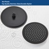 Midanya Round Rainfall Shower Head High Pressure Stainless Steel Waterfall