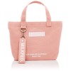 Milkfed 103201053015 Bar and Under Logo Lunch Tote, light pink