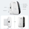efunmodern NEW! 300Mbps WiFi Range Extender Internet Booster Wireless Signal