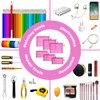 besharppin besharppin Mesh Cosmetic Bags, 6 Pack Nylon Makeup Pouches