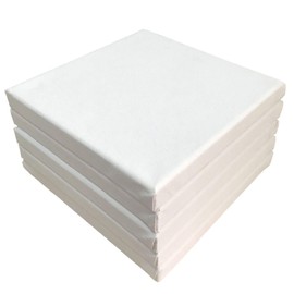 SL crafts Artist Mini Stretched Canvas 6"x6" Professional Quality Frame Canvas Pack of 6