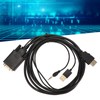 VGA to HD Multimedia Interface Adapter Cable with Power and