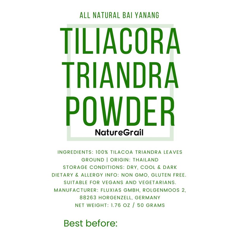 Tilacoa Triandra Powder, Made From 100% Tiliacora Triandra - Pure,